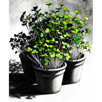 Pack 6 Microgreens Frescos Mixtos – Cosechados en Huelva