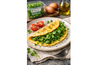 ? Tortilla francesa con microvegetal de guisante Foxy – Mikagreens ?