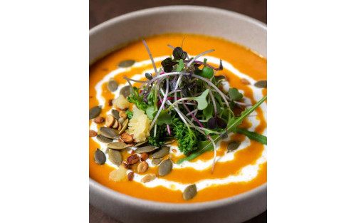 Crema de Calabaza y Jengibre en 30 Minutos