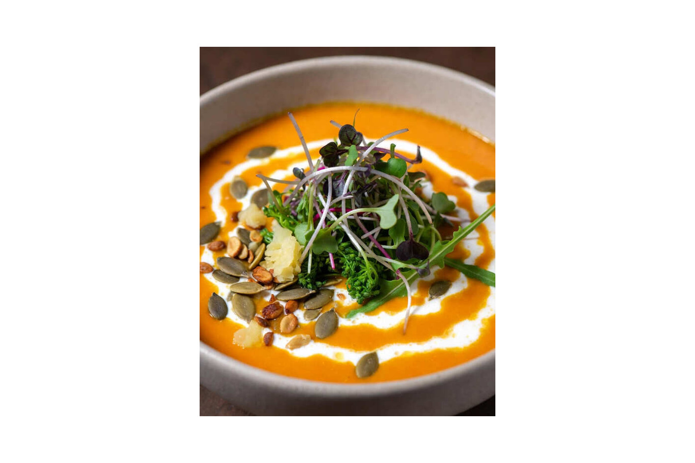 Crema de Calabaza y Jengibre en 30 Minutos